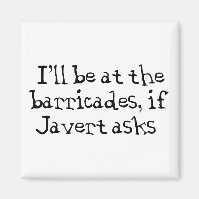 Javert Les Miserables Magnet (Front)