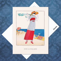 Javier Gose Seaside French Fashion Illustration