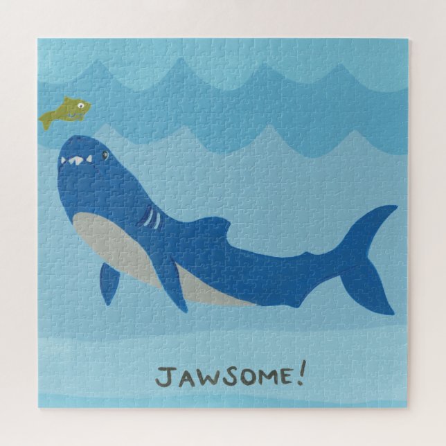 Jawesome Shark Jigsaw Puzzle (Horizontal)