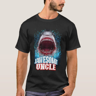 Jawesome Uncle Family Group Matching Great White S T-Shirt