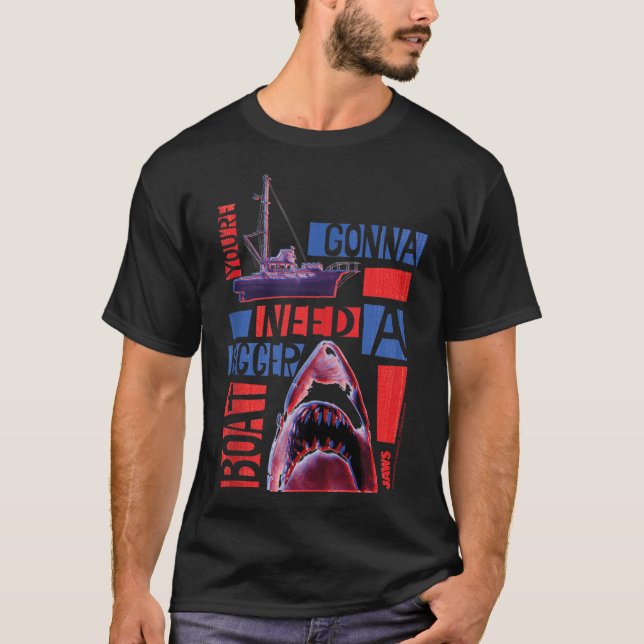 Jaws 2025 Need A Bigger Boat Tank Top  (Front)