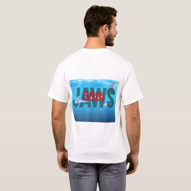 JAWS 50th Get Out of the Water! T-Shirt (Back Full)