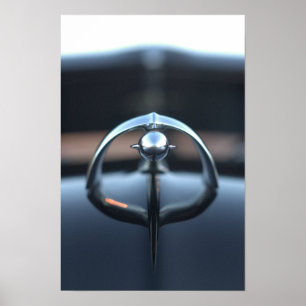 "Jaws" Hood Ornament - Orange County Car Show Poster