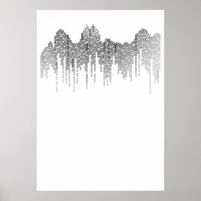 Jaws  Quints Speech Poster (Front)