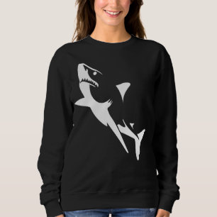 Jaws Shark Attack Graphic And Summer Beach Sweatshirt