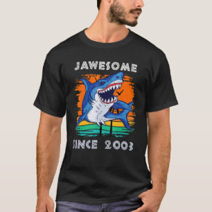 Jawsome Awesome Since 2003 Sharks Sea Ocean Fans B T-Shirt