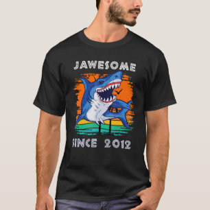 Jawsome Awesome Since 2012 Sharks Sea Ocean Fans B T-Shirt