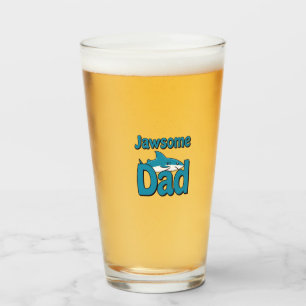 Jawsome Dad Glass