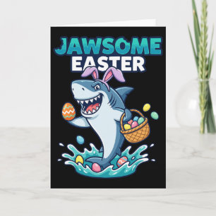 Jawsome Happy Bunny Egg Hunt Toddler Kids Outfit B Card