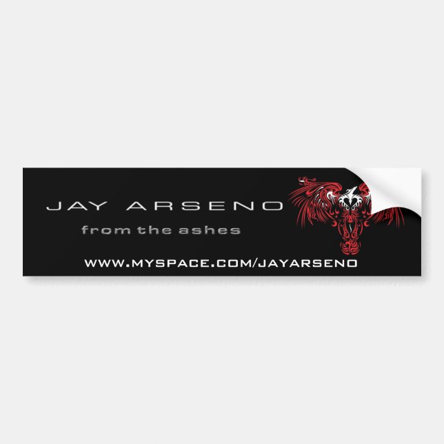 Jay Arseno "From The Ashes" Bumper Sticker (Front)