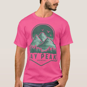 Jay Peak Mountains Vermont Hiking Outdoors Vintage T-Shirt