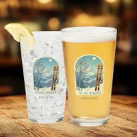 Jay Peak Vermont après ski beer glass