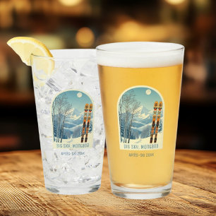 Jay Peak Vermont après ski beer glass