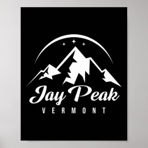 Jay Peak Vermont Ski Resort Skiing Snowboarding Poster