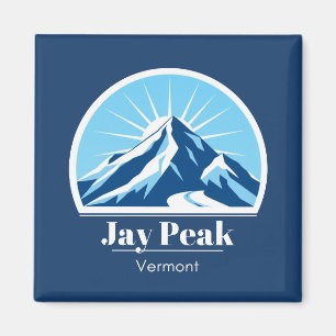 Jay Peak Vermont ski resort vacation blue  Magnet