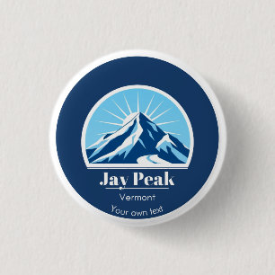 Jay Peak Vermont USA gift souvenir  3 Cm Round Badge