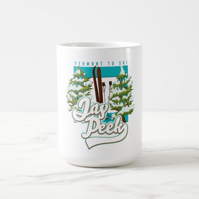 Jay Peek Vermont ski logo Coffee Mug (Center)