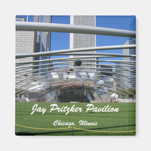 Jay Pritzker Pavilion Magnet (Front)