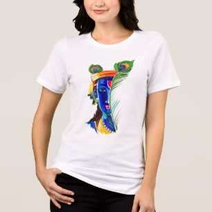 Jay Shree Krishna T-Shirt Design – Divine & Stylis Tri-Blend Shirt