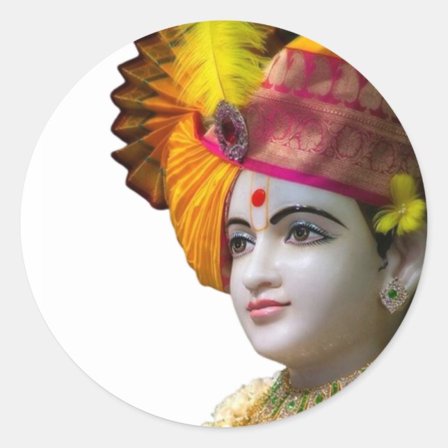 Jay Swaminarayan Designed Sticker (Front)