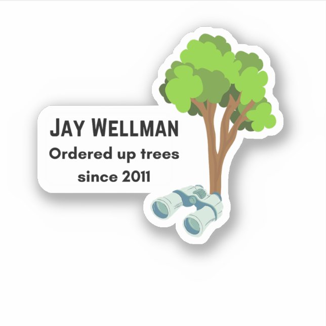 Jay Wellman Sticker (Front)