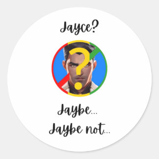 Jaybe, Jaybe not Sticker