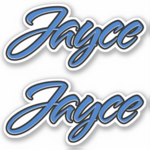 Jayce Name blue Sticker Sticker Sticker Stickerset