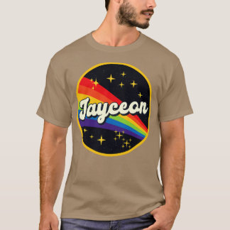 Jayceon Rainbow In Space Vintage Style T-Shirt
