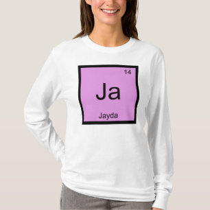 Jayda Name Chemistry Element Periodic Table T-Shirt