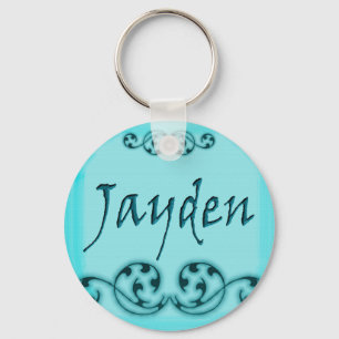Jayden Scroll Key Ring