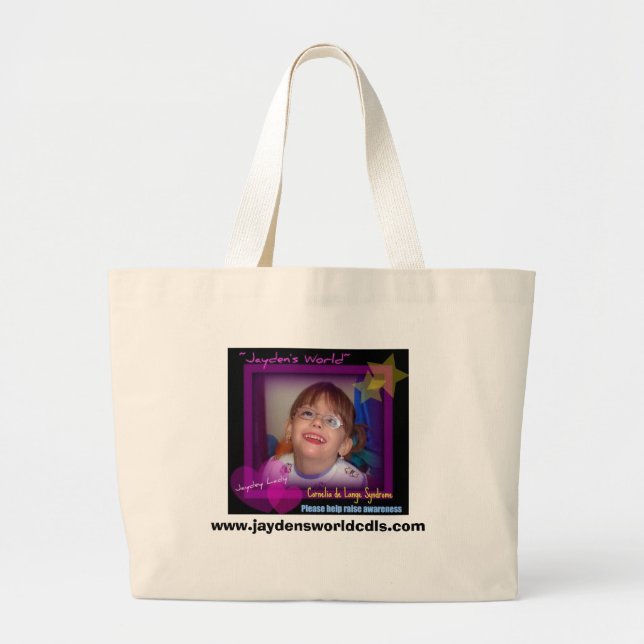 Jayden's World Awareness Tote Bag (Front)