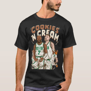 Jaylen Brown And Kristaps Porzingis Cookies N Crea T-Shirt