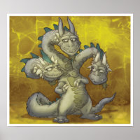 Jayne, Casey, Knowle the three headed dragon