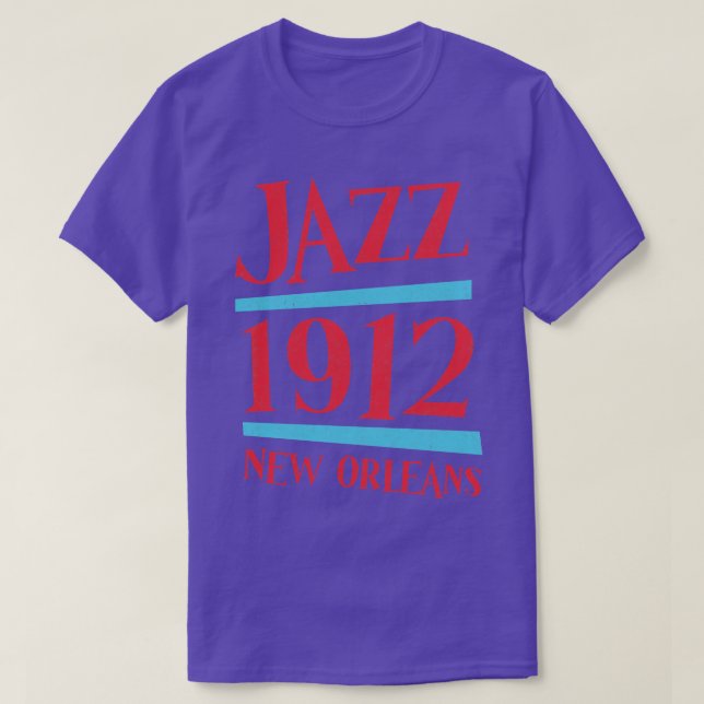 Jazz 1912 Vintage T-Shirt (Design Front)