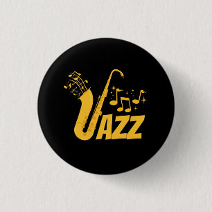 Jazz 3 Cm Round Badge