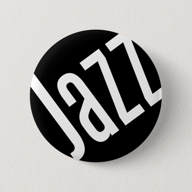 Jazz 6 Cm Round Badge (Front)
