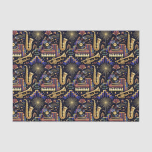 Jazz Age Celebration Pattern Tissue Paper