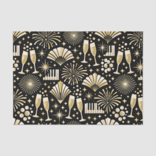 Jazz Age New Year Pattern Tissue Paper