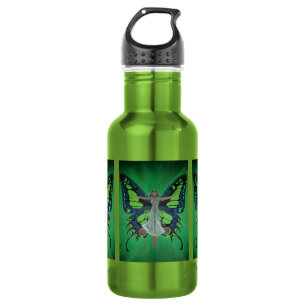Jazz Age Showgirl Flapper Wearing Butterfly Wings  532 Ml Water Bottle