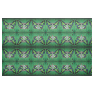 Jazz Age Showgirl Flapper Wearing Butterfly Wings Fabric
