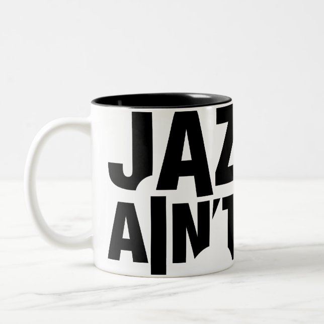 JAZZ AIN'T DEAD Wrap-Around Mug (Left)