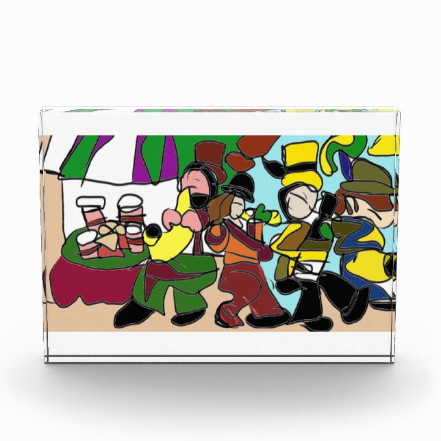 Jazz autumn coffee  photo block (Front)