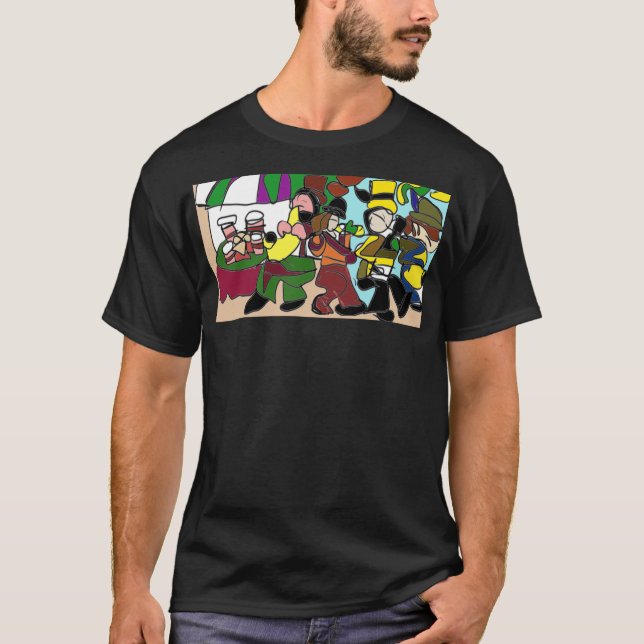 Jazz autumn coffee  T-Shirt (Front)