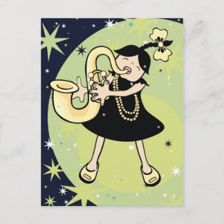 jazz baby postcard