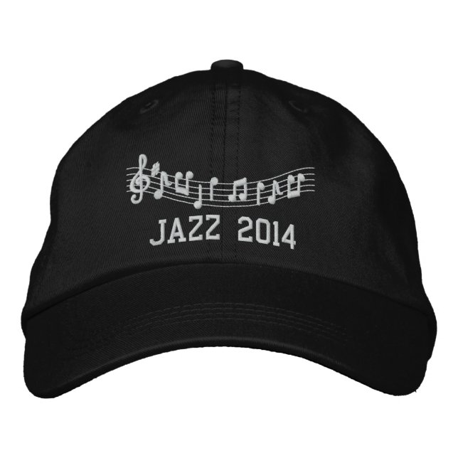 Jazz Band 2014 Embroidered Music Hat (Front)