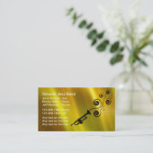 Jazz Band Business Cards (Standing Front)