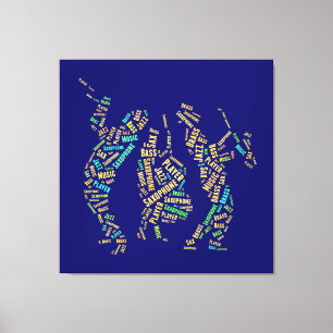 Jazz Band Canvas Print