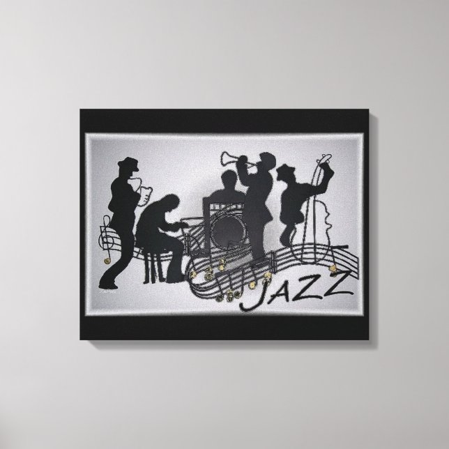 JAZZ Band Canvas Print (Front)