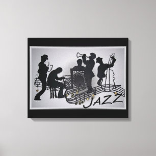 JAZZ Band Canvas Print