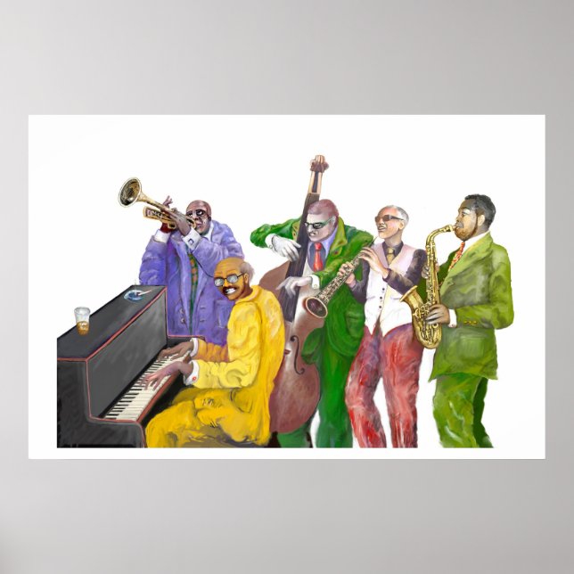 "Jazz band" Poster (Front)